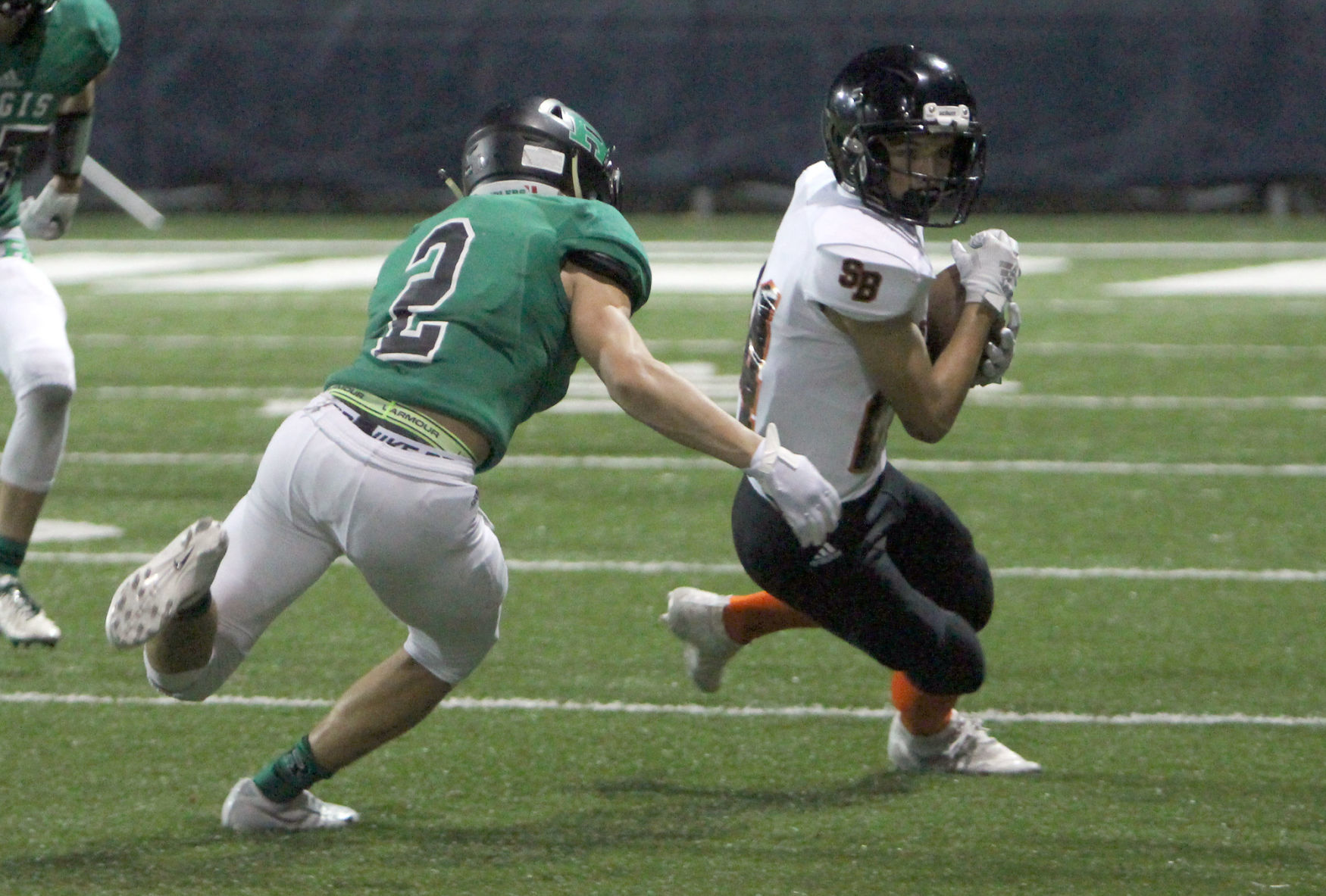 Stanley-Boyd football at Eau Claire Regis 9-5-19